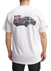Limited Edition Tee - GTR R32 - White